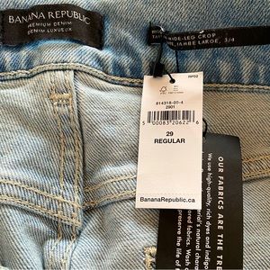 Banana Republic Wide Leg Crop Jean